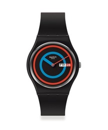 SWATCH(XEHb`)CIRCLING BLACK(AiOrv)