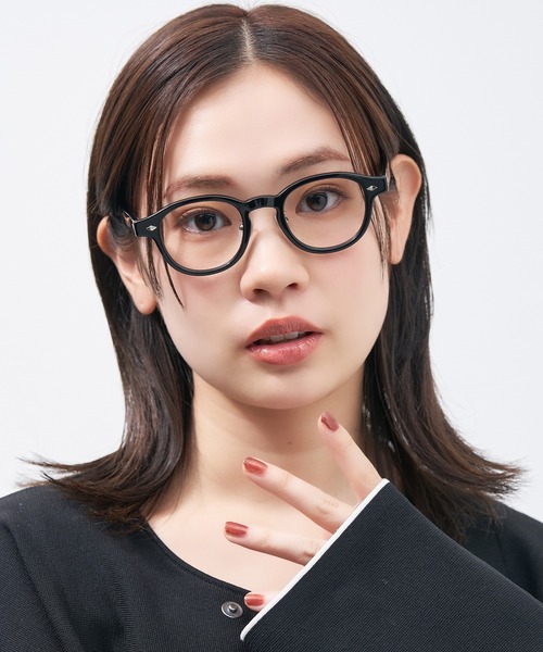 Zoff（ゾフ）の「ウェリントン型 めがね｜プラスチックフレーム｜Zoff CLASSIC VINTAGE（メガネ・レディース・ブラック/グレー/ブラウン・FREE）」の18枚目の写真