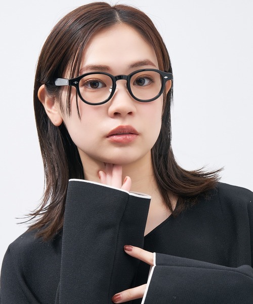 Zoff（ゾフ）の「ウェリントン型 めがね｜プラスチックフレーム｜Zoff CLASSIC VINTAGE（メガネ・レディース・ブラック/グレー/ブラウン・FREE）」の19枚目の写真