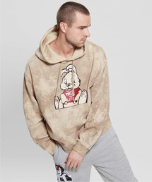Guess | GUESS X BRANDALISED(R) WITH GRAFFITI BY BANKSY Leon Washed Bunny Hoodie(パーカー)
