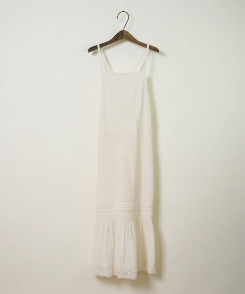 Crisp（クリスプ）の「レースタックキャミワンピース（ワンピース・レディース・アイボリー/ブラック・FREE）」の15枚目の写真