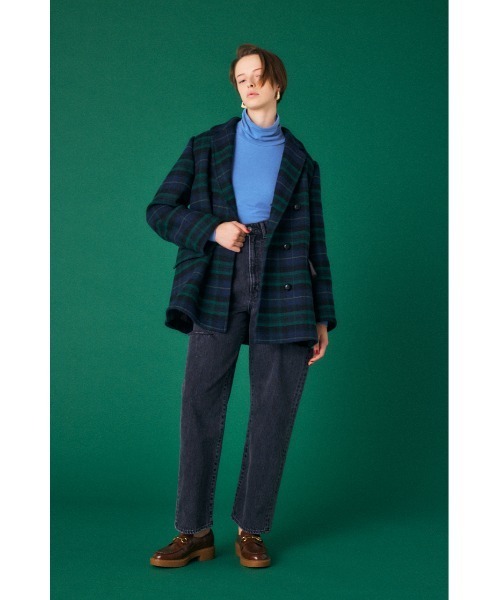 MOUSSY（マウジー）の「THIGH SLIT BLK LOOSE STRAIGHT（デニムパンツ・レディース・ブラック・24inch/23inch/26inch/25inch）」の17枚目の写真