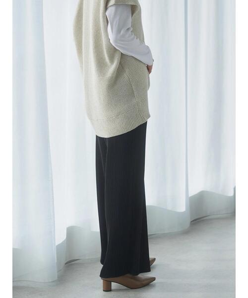AMERICAN HOLIC(アメリカンホリック)の「プリーツワイドパンツ(その他パンツ・レディース・ブラック・L/M/S)」の7枚目の写真