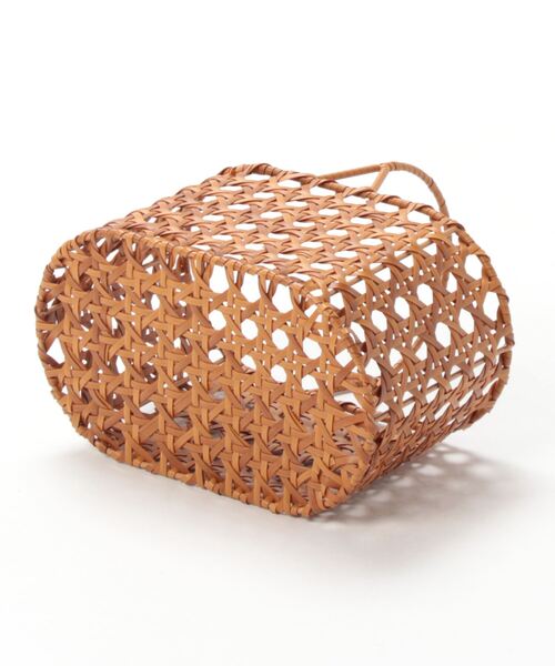 TIMELESS COMFORT（タイムレスコンフォート）の「UTILE(ユティル)オクタ オーバルワンハンドルバスケット（収納グッズ・レディース・ブラウン・ONE SIZE）」の13枚目の写真