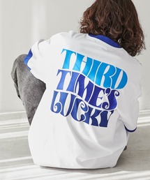 WEGO/ヘビーウエイトファンシーロゴ半袖T