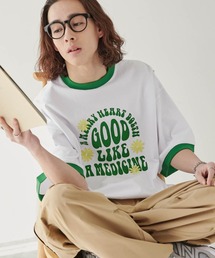 WEGO | WEGO/ヘビーウエイトファンシーロゴ半袖T(Tシャツ/カットソー)