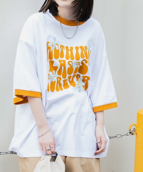 WEGO（ウィゴー）の「WEGO/ヘビーウエイトファンシーロゴ半袖T（Tシャツ/カットソー・メンズ・その他1/その他2/その他3/その他4/その他5/その他6・MEDIUM/LARGE）」の4枚目の写真