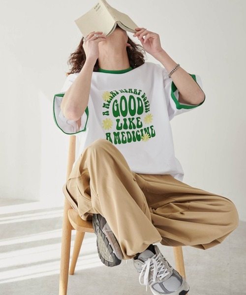 WEGO（ウィゴー）の「WEGO/ヘビーウエイトファンシーロゴ半袖T（Tシャツ/カットソー・メンズ・その他1/その他2/その他3/その他4/その他5/その他6・MEDIUM/LARGE）」の20枚目の写真