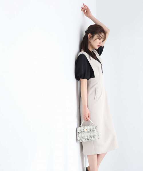 PROPORTION BODY DRESSING(プロポーションボディドレッシング)の「バルーンタックブラウス / 1213110409(シャツ/ブラウス・レディース・ホワイト系その他/ブラック/ピンク・FREE)」の5枚目の写真
