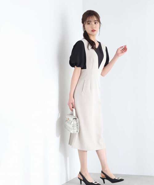 PROPORTION BODY DRESSING(プロポーションボディドレッシング)の「バルーンタックブラウス / 1213110409(シャツ/ブラウス・レディース・ホワイト系その他/ブラック/ピンク・FREE)」の6枚目の写真