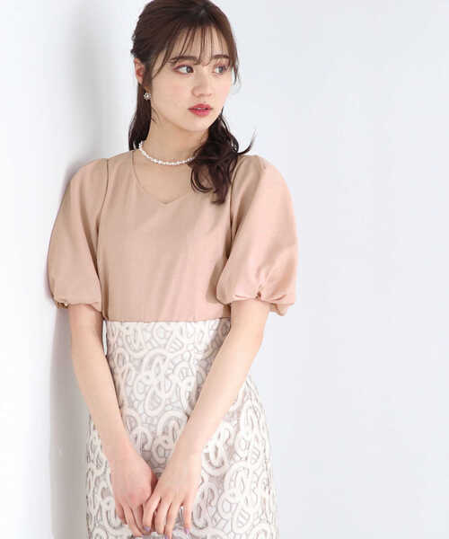 PROPORTION BODY DRESSING(プロポーションボディドレッシング)の「バルーンタックブラウス / 1213110409(シャツ/ブラウス・レディース・ホワイト系その他/ブラック/ピンク・FREE)」の16枚目の写真