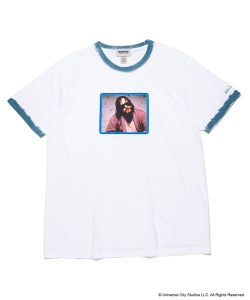 BOW WOW(バウワウ)の「BIG LEBOWSKI RINGER TEE(Tシャツ/カットソー・メンズ・ホワイト×ブルー・M/L/XL)」の1枚目の写真