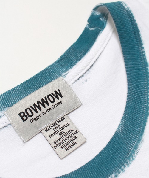 BOW WOW(バウワウ)の「BIG LEBOWSKI RINGER TEE(Tシャツ/カットソー・メンズ・ホワイト×ブルー・M/L/XL)」の6枚目の写真