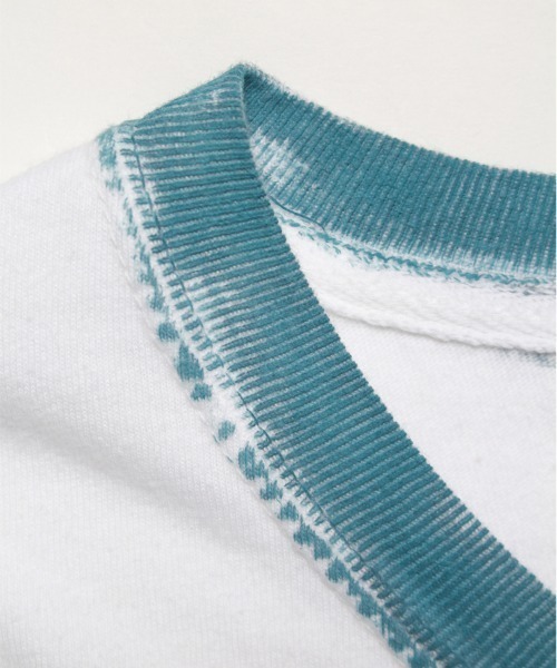 BOW WOW(バウワウ)の「BIG LEBOWSKI RINGER TEE(Tシャツ/カットソー・メンズ・ホワイト×ブルー・M/L/XL)」の7枚目の写真