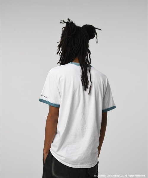 BOW WOW(バウワウ)の「BIG LEBOWSKI RINGER TEE(Tシャツ/カットソー・メンズ・ホワイト×ブルー・M/L/XL)」の3枚目の写真