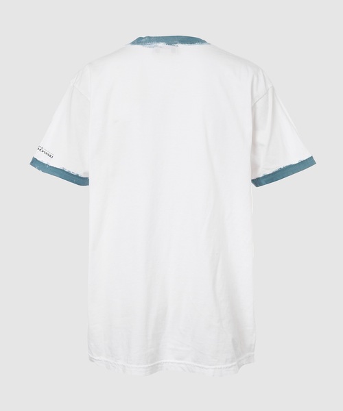 BOW WOW(バウワウ)の「BIG LEBOWSKI RINGER TEE(Tシャツ/カットソー・メンズ・ホワイト×ブルー・M/L/XL)」の13枚目の写真