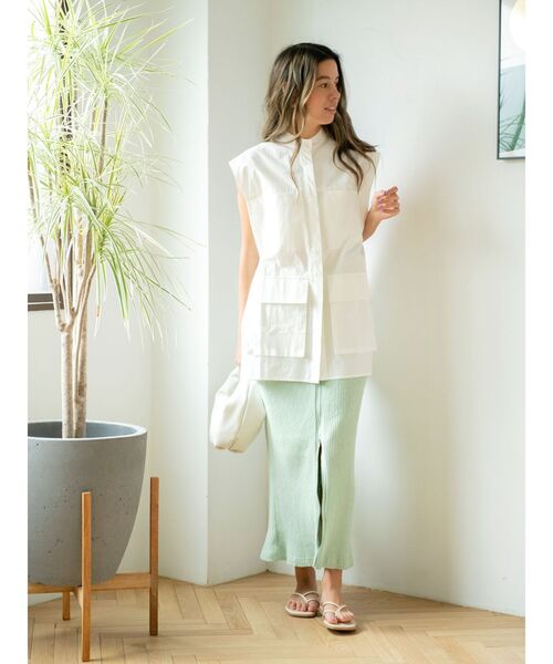 Ungrid（アングリッド）の「フェイクレザーハンドバッグ（ハンドバッグ・レディース・オフホワイト/ブラック・FREE）」の16枚目の写真