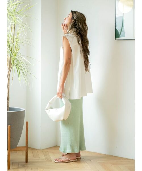 Ungrid（アングリッド）の「フェイクレザーハンドバッグ（ハンドバッグ・レディース・オフホワイト/ブラック・FREE）」の3枚目の写真