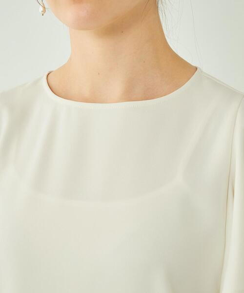 フリルスリーブブラウス-マシンウォッシャブル-