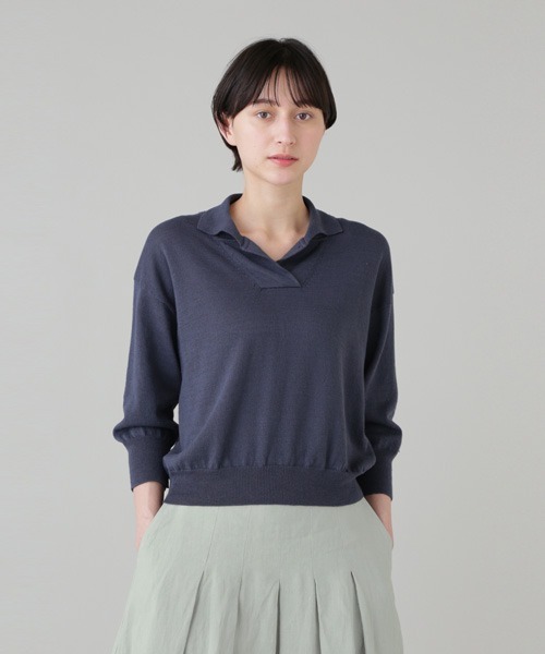 MARGARET HOWELL WOMEN COTTON HEMP ニット MARGARET HOWELL（マーガレットハウエル）の「COTTON HEMP