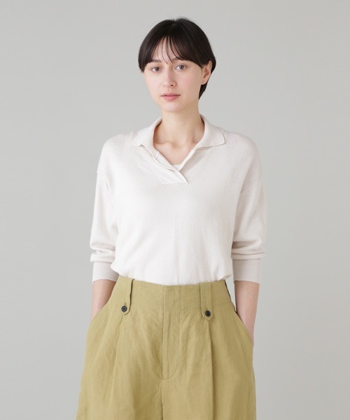 MARGARET HOWELL WOMEN COTTON HEMP ニット MARGARET HOWELL（マーガレットハウエル）の「COTTON HEMP
