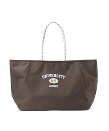 grove | 【撥水・A4収納可】ナイロンロゴロープトート(トートバッグ)