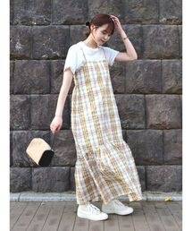 Ungrid | 【WEB限定】チェックキャミワンピース(ワンピース)