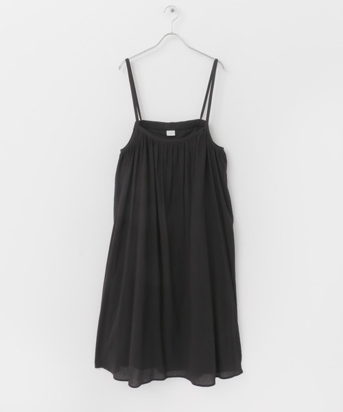 URBAN RESEARCH DOORS（アーバンリサーチドアーズ）の「コットン楊柳キャミワンピース（ワンピース・レディース・グレー系その他/スミクロ・MEDIUM）」の17枚目の写真