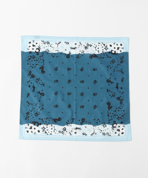 NOMA t.d.（ノーマティーディー）の「【NOMA t.d. / ノーマ ティーディー】Summer バンダナ（バンダナ/スカーフ・メンズ・ボルドー/ブルー/ブラック・FREE）」の5枚目の写真