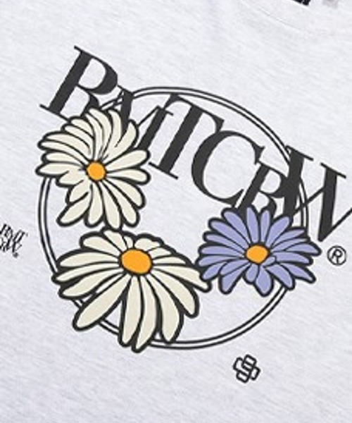 ROMANTIC CROWN(ロマンティッククラウン)の「【UNISEX】ROMANTIC CROWN/ラウンドフラワーT 2194774(Tシャツ/カットソー・レディース・ライトグレー/ブラック・MEDIUM/LARGE)」の7枚目の写真