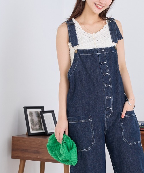 OMNES(オムネス)の「ポコポコワッシャーメロータンクトップ(タンクトップ・レディース・アイボリー/ブラック・FREE)」の3枚目の写真