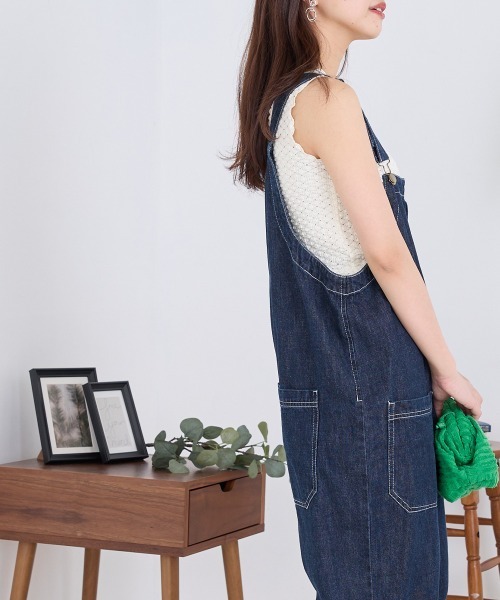 OMNES(オムネス)の「ポコポコワッシャーメロータンクトップ(タンクトップ・レディース・アイボリー/ブラック・FREE)」の4枚目の写真