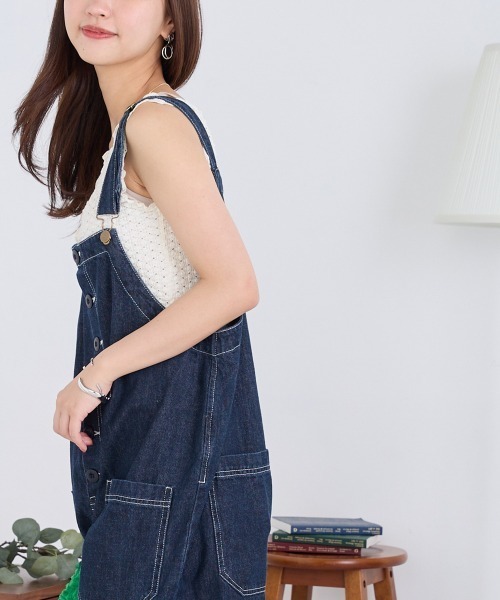 OMNES(オムネス)の「ポコポコワッシャーメロータンクトップ(タンクトップ・レディース・アイボリー/ブラック・FREE)」の8枚目の写真