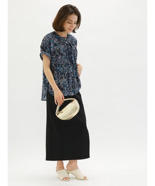 Te chichi（テチチ）の「ボタニカルプリントブラウス（シャツ/ブラウス・レディース・ネイビー/オフホワイト・F）」の12枚目の写真