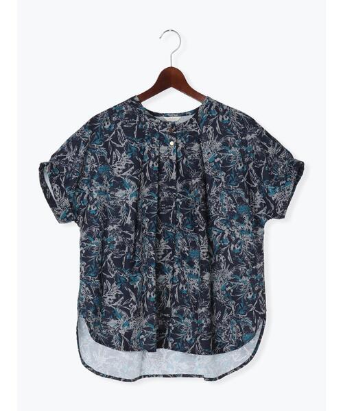 Te chichi（テチチ）の「ボタニカルプリントブラウス（シャツ/ブラウス・レディース・ネイビー/オフホワイト・F）」の19枚目の写真