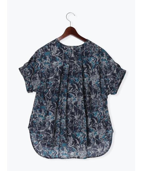 Te chichi（テチチ）の「ボタニカルプリントブラウス（シャツ/ブラウス・レディース・ネイビー/オフホワイト・F）」の20枚目の写真