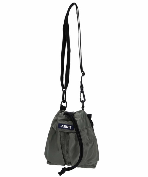 SILAS(サイラス)の「MILITARY MUSETTE BAG(ショルダーバッグ・メンズ・ブラック/オリーブ・ONE SIZE)」の1枚目の写真