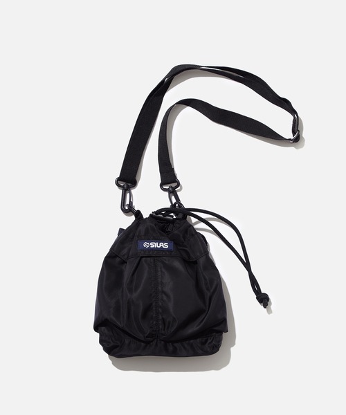 SILAS(サイラス)の「MILITARY MUSETTE BAG(ショルダーバッグ・メンズ・ブラック/オリーブ・ONE SIZE)」の2枚目の写真