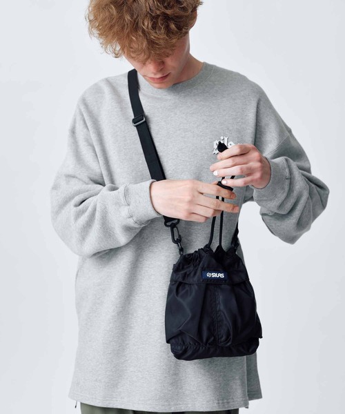 SILAS(サイラス)の「MILITARY MUSETTE BAG(ショルダーバッグ・メンズ・ブラック/オリーブ・ONE SIZE)」の9枚目の写真