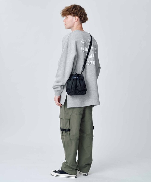 SILAS(サイラス)の「MILITARY MUSETTE BAG(ショルダーバッグ・メンズ・ブラック/オリーブ・ONE SIZE)」の11枚目の写真