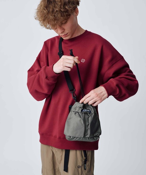 SILAS(サイラス)の「MILITARY MUSETTE BAG(ショルダーバッグ・メンズ・ブラック/オリーブ・ONE SIZE)」の12枚目の写真