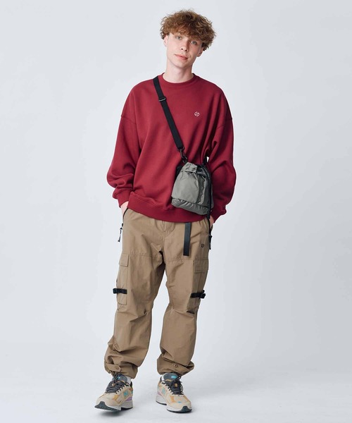 SILAS(サイラス)の「MILITARY MUSETTE BAG(ショルダーバッグ・メンズ・ブラック/オリーブ・ONE SIZE)」の13枚目の写真