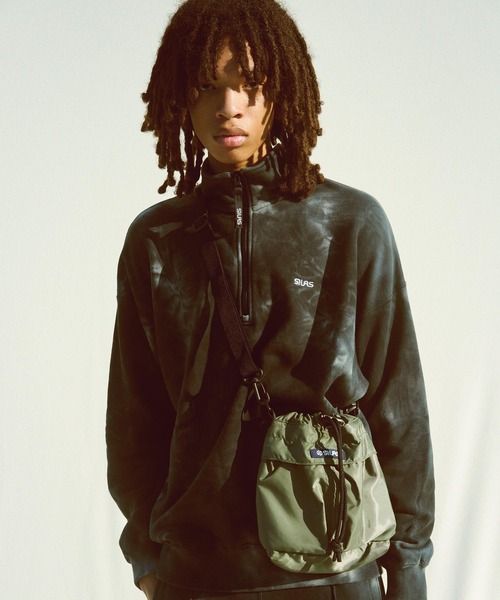 SILAS(サイラス)の「MILITARY MUSETTE BAG(ショルダーバッグ・メンズ・ブラック/オリーブ・ONE SIZE)」の21枚目の写真