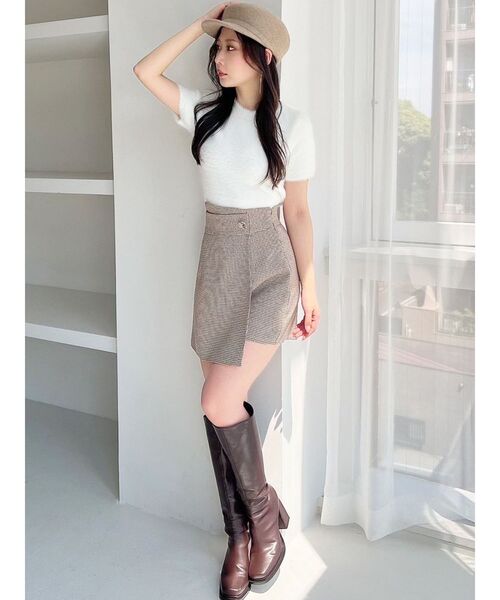 RESEXXY（リゼクシー）の「ウエストデザインスカパン（その他パンツ・レディース・その他1/グレー/ブラック・FREE）」の5枚目の写真