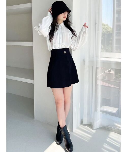 RESEXXY（リゼクシー）の「ウエストデザインスカパン（その他パンツ・レディース・その他1/グレー/ブラック・FREE）」の9枚目の写真