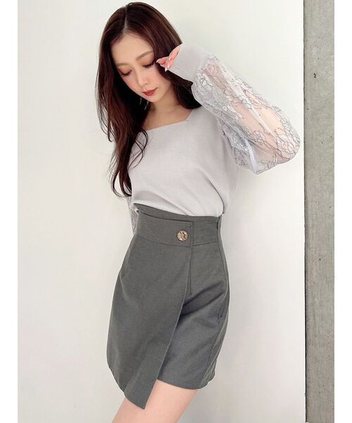 RESEXXY（リゼクシー）の「ウエストデザインスカパン（その他パンツ・レディース・その他1/グレー/ブラック・FREE）」の11枚目の写真