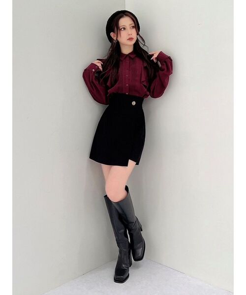 RESEXXY（リゼクシー）の「ウエストデザインスカパン（その他パンツ・レディース・その他1/グレー/ブラック・FREE）」の14枚目の写真