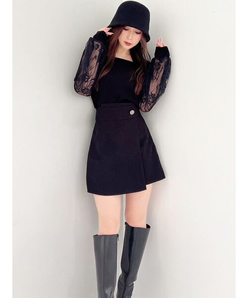 RESEXXY（リゼクシー）の「ウエストデザインスカパン（その他パンツ・レディース・その他1/グレー/ブラック・FREE）」の15枚目の写真