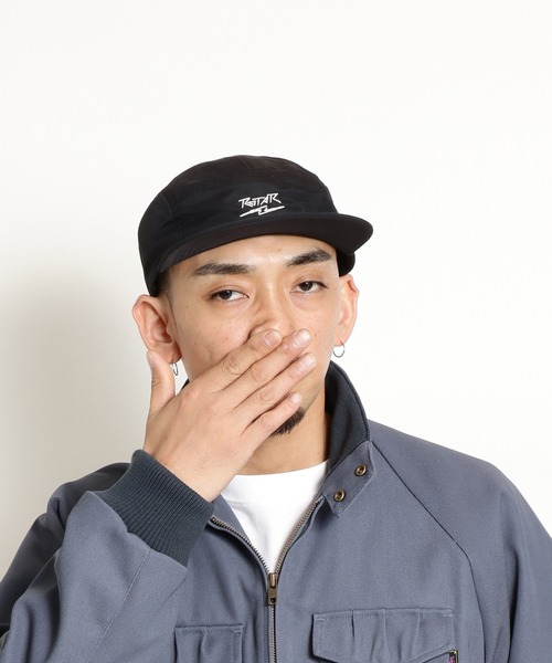 ROTAR（ローター）の「Lightningl Nylon Jockey CAP 撥水 ジョッキー キャップ（キャップ・メンズ・ネイビー/ブラック・FREE）」の4枚目の写真