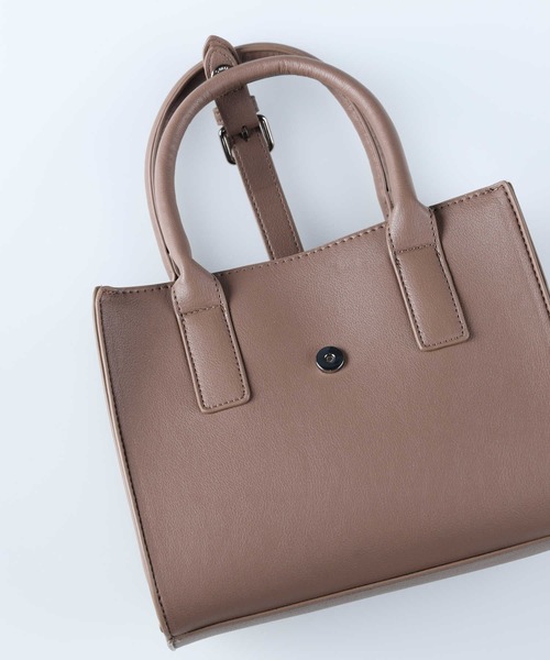 Right-on（ライトオン）の「【HONEYSUCKLE ROSE】ミニスクエアボストン（ショルダーバッグ・レディース・ブラウン/ブラック・ONE SIZE）」の10枚目の写真